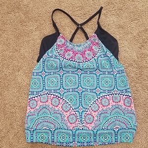 Multi color Tankini top